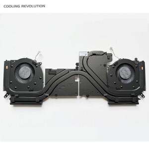 Lenovo Legion Pro 5 16ACH6 (82JS) 5H40S20356 BAPA0909R5HY010 용 새 원본 노트북 CPU 방열판 냉각 팬