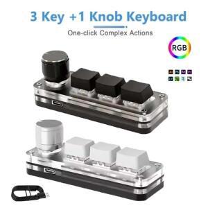 Photoshop 용 USB 기계식 키보드 3 1 손잡이 RGB  매크로 게임