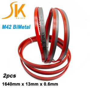 M42 금속 밴드쏘 날 2개 64-5 / 8 x 1/2 0.024 또는 1640mm 13mm 0.6mm 14tpi 6tpi 8 및 12tpi