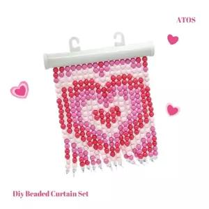 꿈꾸는비 DIY 비즈발 만들기 랜덤발송 구슬공예 나만의비즈발 데코레이션비즈