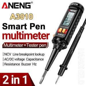 디지털 멀티미터 펜 타입 4000 카운트 ANENG A3010 감지  스마트 비접촉식 AC 전압 NCV 테스터 도구
