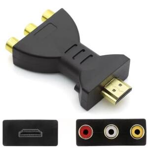 풀HD 1080P RCA AV-HDMI 호환 복합 컨버터 오디오 비디오 커넥터 TV 박스 DVD 프로젝터 컴퓨터용