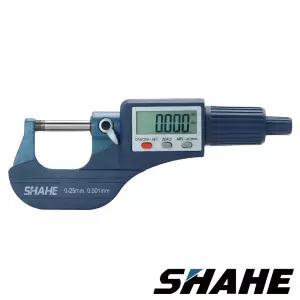 SHAHE 디지털 마이크로미터 0-25mm 0.001mm 5202-25