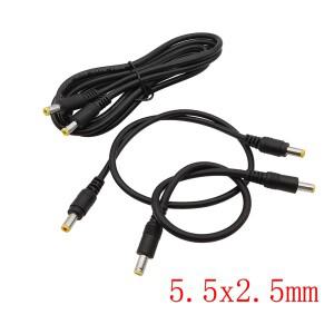 DC 12V 24V 연장 케이블 전원 5.5x2.5mm 남성 - 5.5 x 플러그 커넥터 18AWG 와이어 CCTV 카메라 LED 스트립