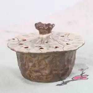 꽃꽂이 분청 연봉 꽂이 소품 가지포크통 미니꽃꽂이 화병