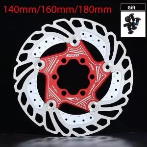 IIIPRO 140mm160mm180mm203mm 도로 MTB 플로트 디스크 브레이크 패드 6 볼트 스테인레스 스틸 소산 디스크