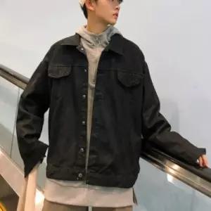 기본 베이직 스타일 청자켓 남성 데님 가을 간절기