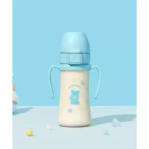매장정품 GROSMIMI 노티드 PPSU 도우퍼피 빨대컵 300ml (크리미블루)