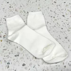 남여공용 단목 골지 양말 화이트