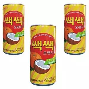 [롯데] 무료배송 롯데 쌕쌕오렌지 240ml 30캔
