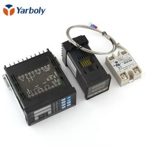 디지털 조절식 PID 온도 컨트롤러 패널 PC410  REX-C100 Max.40A SSR 릴레이 K 열전대 프로브