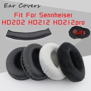 Sennheiser HD202 헤드밴드 헤드폰 이어패드 교체용 헤드셋 가죽 스폰지 폼용 이어 패드