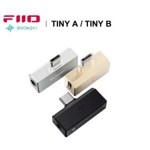 FiiO Snowsky TINY USB DAC AMP 어댑터 헤드폰 앰프 3.5/4.4mm/Type-C PEQ 튜닝 고해상도 오디오 DSD256 인