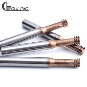 Guling 단일 플루트 텅스텐 카바이드 나사 엔드 밀 cnc 커터