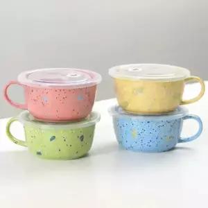 스텔라 밀폐 라면기 600ml / 전자레인지사용 밀폐 뚜껑 계란찜 손잡이 시리얼 요거트볼