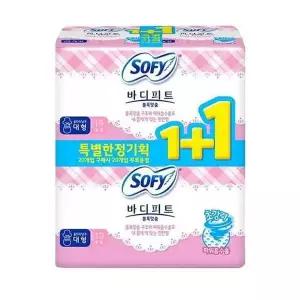[엄지척]쏘피 994BXF11 바디피트 볼록맞춤 날개 대형 생리대 19+19입