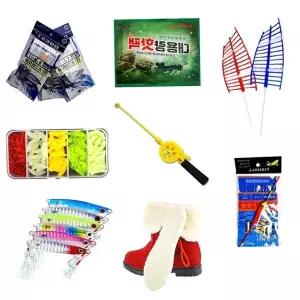 [RIZPICK]견지대 얼음낚시대 송어 산천어 빙어 낚시 릴 채비