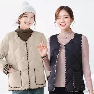 퀼팅 여성 경량 패딩조끼 베스트 자켓