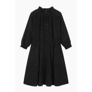 베네통 프릴 넥 미디 원피스 BAOP09541 11670481398674