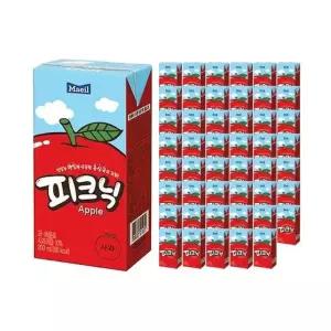 루미나D 매일 피크닉 사과 200mlx48팩 24팩x2박스