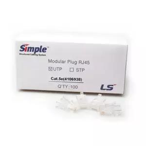 CAT.5E UTP RJ45 랜 콘넥터 8p8c 100개