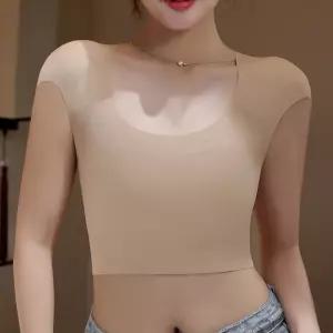 여자 어깨뽕 속옷 티셔츠 보정속옷 이너웨어 보정나시 숄더패드