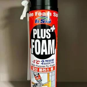 일신우레탄폼 일회용우레탄폼 일신플러스폼 스프레이타입 일회용