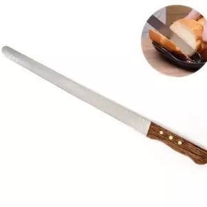 (올핀)일본 우드핸들 14인치 빵칼 식빵칼 바게트빵칼