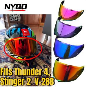 MT 교체용 페이스 쉴드 모델 THUNDER 4 SV 헬멧 MT-V-28B 렌즈  바이저 부품