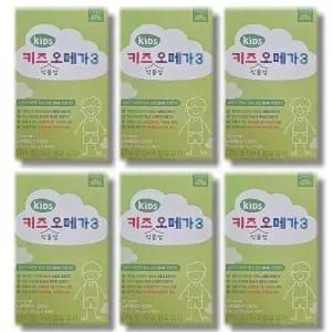 고려은단 키즈 오메가3 30구미 젤리 6박스