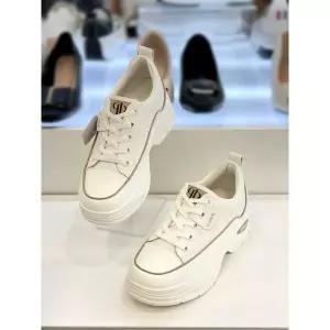 메이피플 세이브존02 보틴 소가죽 밴딩 레이스업 키높이 6CM 스니커즈 M-SS324PL234