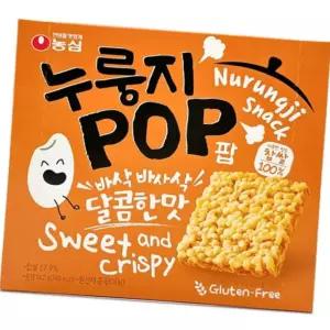 (다올)농심 누룽지팝 142g X 8개 대용량 간식 박스