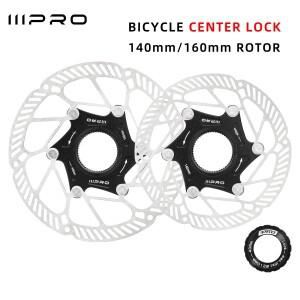 IIIPRO 초경량 자전거 브레이크 로터 140/160mm  고강도 강철 Mtb 도로 6 볼트/센터 잠금 디스크