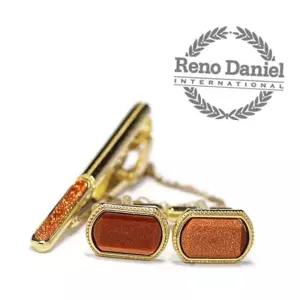 RENO DANIEL 카우스버튼 넥타이핀 세트 남성 선물세트