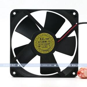 Yue Lun Yaln PC 케이스 냉각 팬 전원 공급 장치, D12BM-12 12025, 12V, 0.30A, 12cm