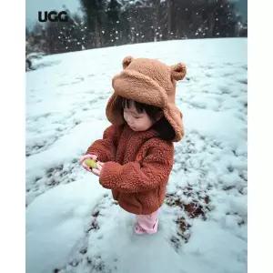 [아웃도어스/어그]어그 UGG 키즈 트래퍼 아동 겨울 방한 곰돌이 귀달이 귀도리 모자 101500-CHE