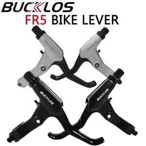 BUCKLOS 자전거 브레이크 레버 3핑거 로드 마운틴 바이크 핸들 알루미늄 합금 디스크 스램용