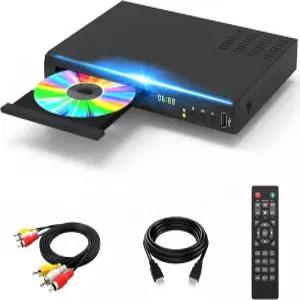 블루레이 DVD 플레이어 1080P 홈 시어터 시스템 모든 및 지역 A 재생 최대 128GB USB 플래시 드라이브 지원