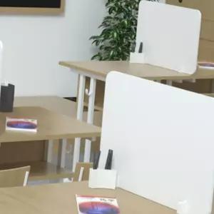 (다올)파티션 가림막 책상 위 이동식 칸막이 식당 사무실 도서관 학교