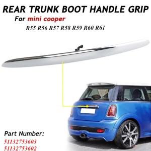 BMW 호환 미니 쿠퍼 R55 R56 R57 R58 R59 R60 R61 51132753603 크롬 해치 트렁크 테일게이트 도어 핸들 교
