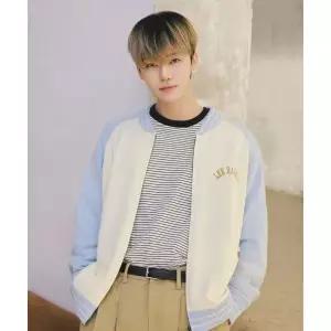 LEE [NCT 재민 PICK]라이더스 집업 니트 가디건 아이보리