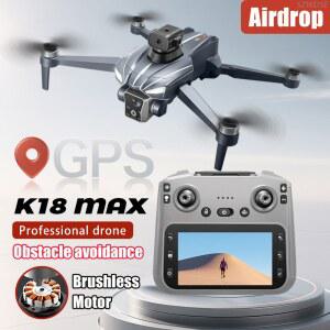 드론 K18 MAX 에어드롭 GPS 위치 항공 회피 장애물 카메라 8K FPV 야외 반환 쿼드콥터