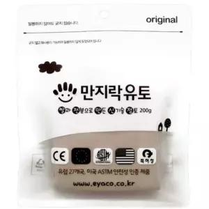 이야코 만지락 소프트유토 200g (유아 및 초등저학년용) 재사용이 가능한 유토