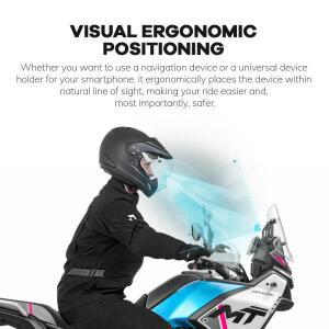 CFMOTO 450MT IBEX MT 2023- 바이크 오토바이 네비게이션 브래킷 GPS 마운트 장치 캐리어 스마트폰 어댑터