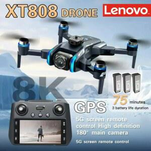 드론 XT808GPS 4K 프로페셔널 HD 듀얼 RC 쿼드콥터 카메라 브러시리스 5G 헬리콥터 FPV 8K 접이식 WIFI