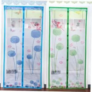 현관문모기장 일체형 민들레 모기장 문발 방문폭 방충망 90cm