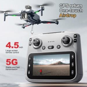 드론 신형 K18MAX 전문가용 8K HD RC 헬리콥터 고도 장애물 FPV WIFI 5000 접이식 광각 회피 카메라