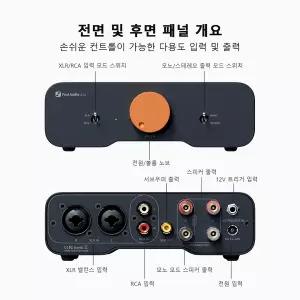 디지털 음향가전 Fosi Audio ZA3 스테레오 파워 앰프 TPA3255 클래스 D 하이파이 오디오 XLR/RCA/밸런스드
