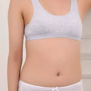 노와이어 주니어 A컵 순면 스포츠브라 편한속옷 가슴을모아주는 LWC7B0AB 볼륨업브라 학생속옷