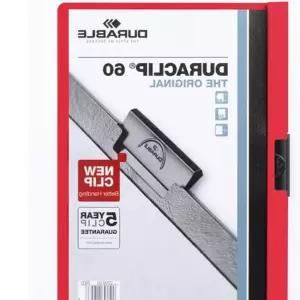 클립화일 2209 적색 60매 DURABLE 시스템화일 LWFFKBWR 포켓홀더 바인더